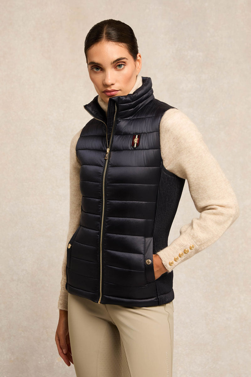 Holland Cooper Team Lightweight Gilet Ink Navy