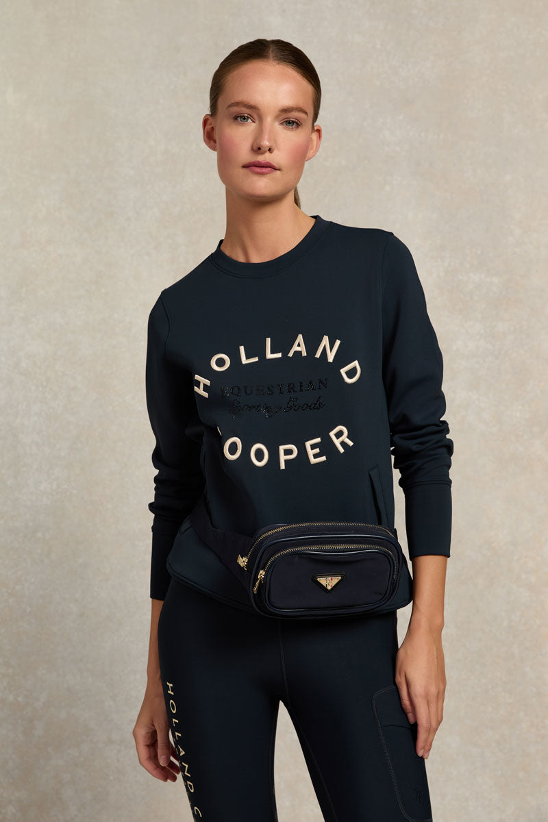 Holland Cooper Burghley Belt Bag Ink Navy