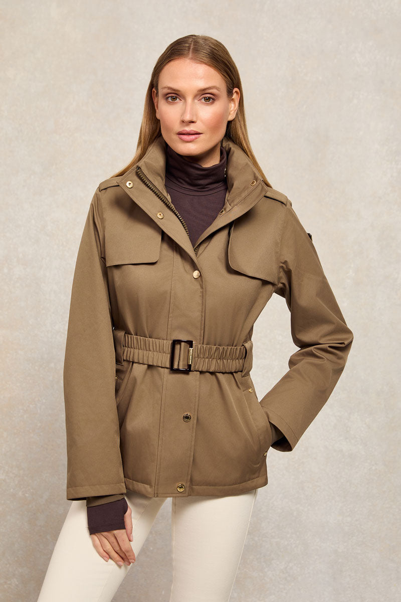 Holland Cooper Rosedale Waterproof Jacket Mink