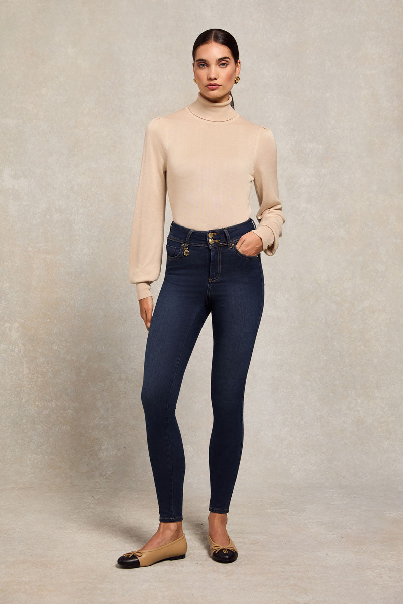 Holland Cooper Classic Skinny Jean Deep Indigo