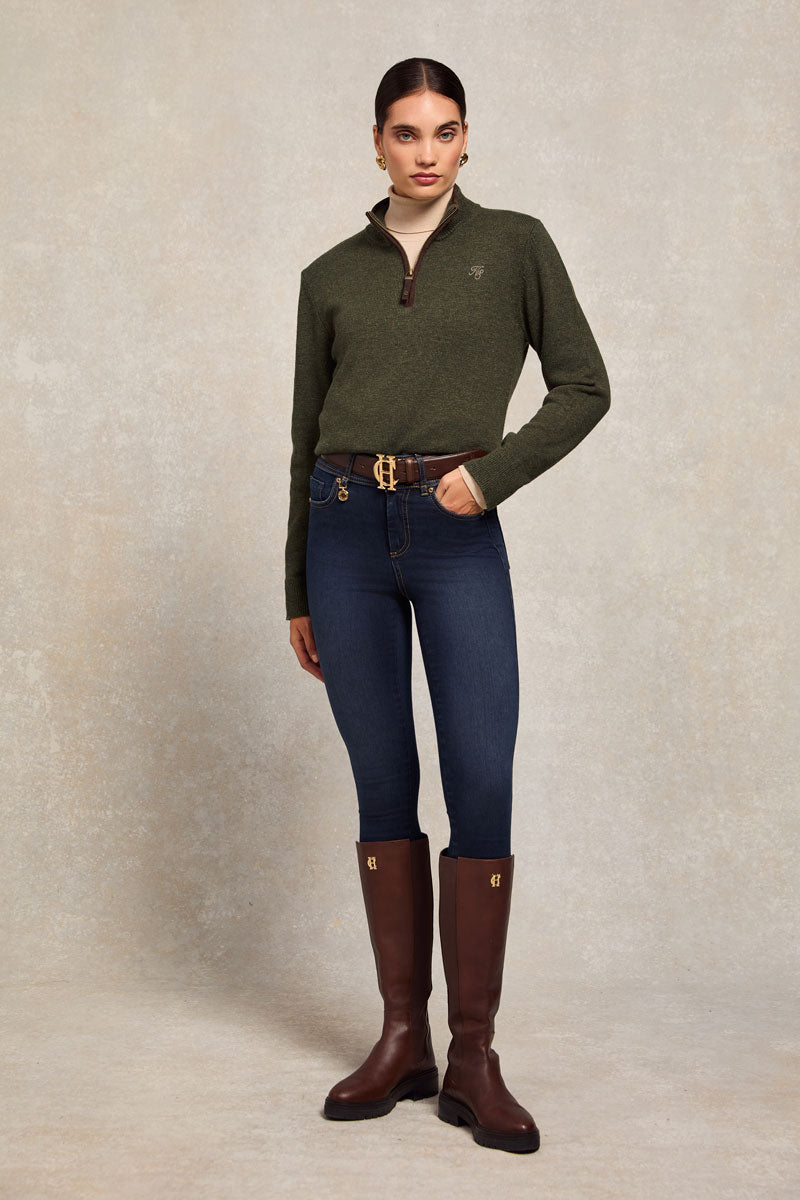 Holland Cooper Classic Skinny Jean Deep Indigo