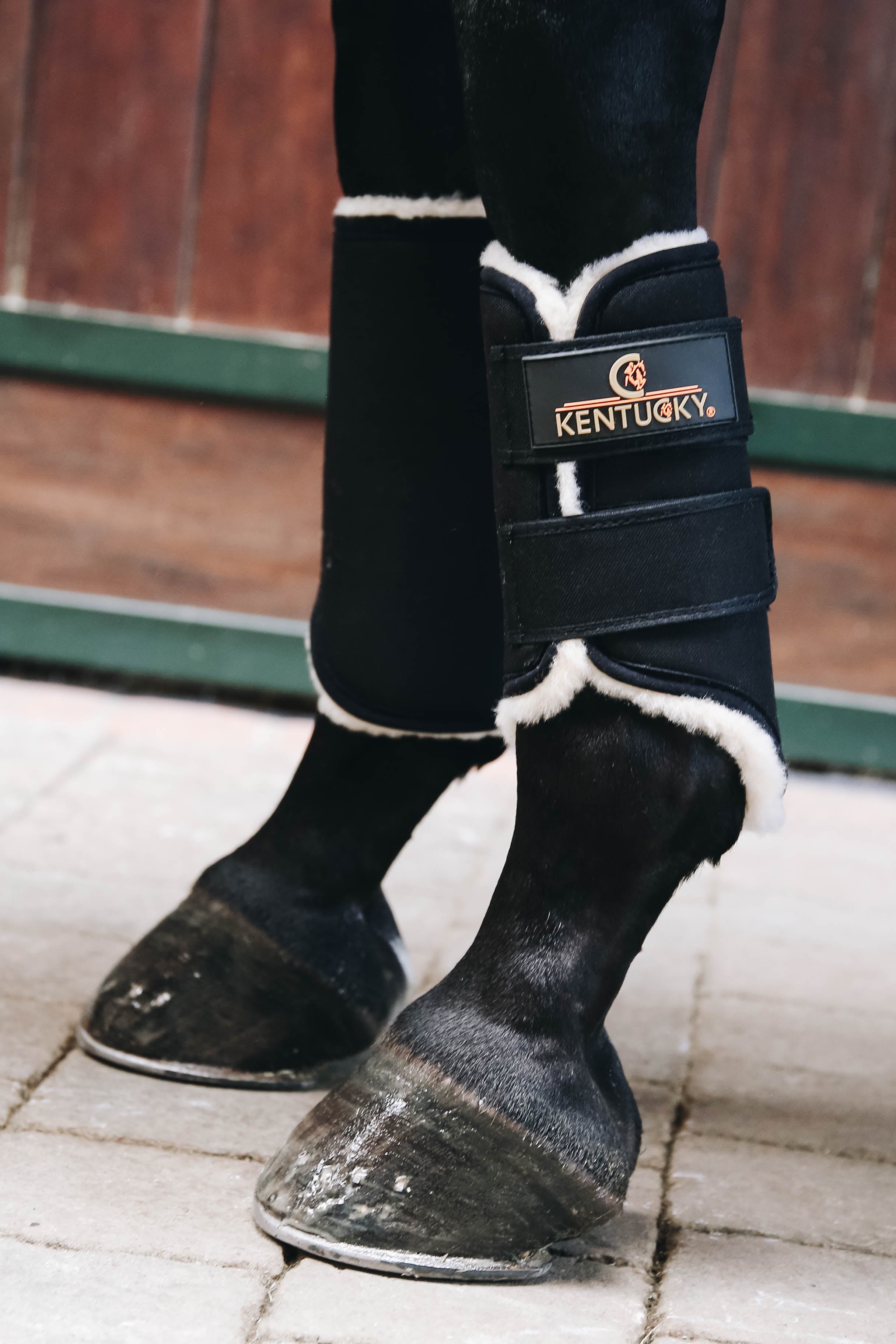 Kentucky Horsewear Brushing Boots Solimbra Front