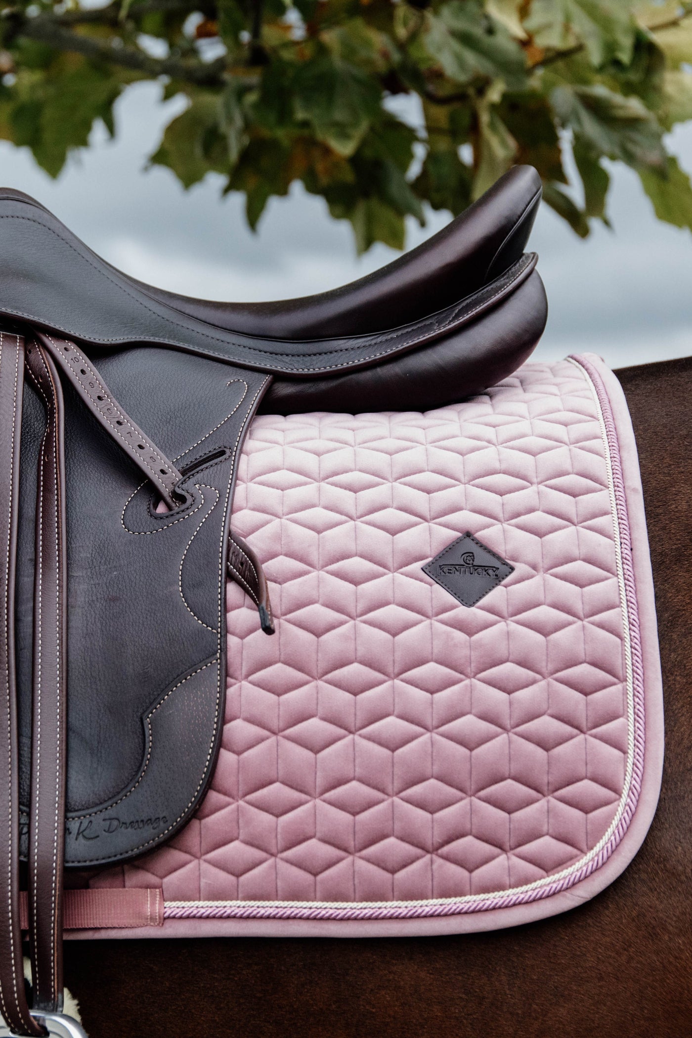 Kentucky Horsewear Velvet Dressage Saddle Pad