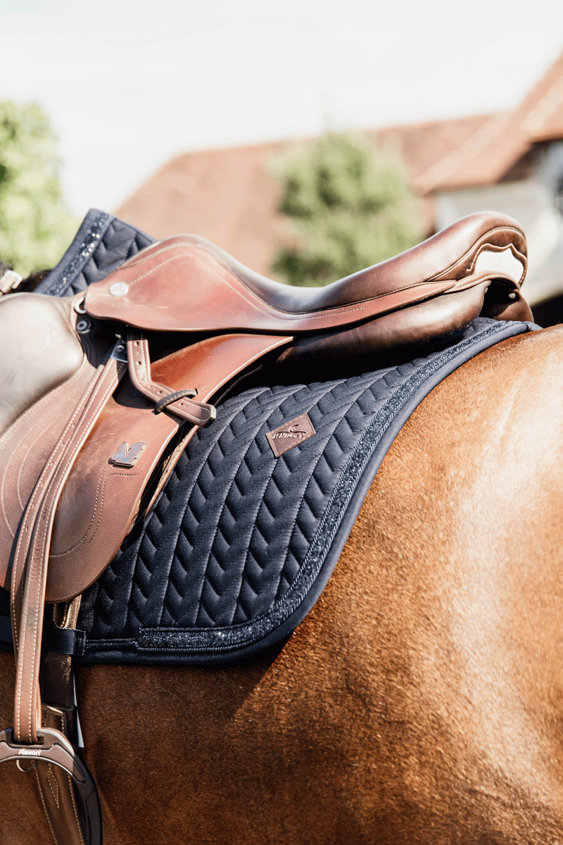Kentucky Horsewear Glitter Stone Jumping Saddle Pad