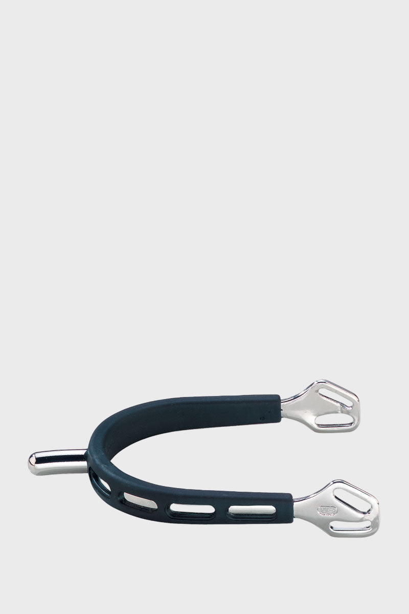 Sprenger Ultra Fit Extra Grip Rubber Covered Spurs Rounded End