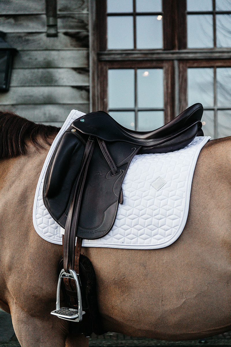 Kentucky Horsewear Classic Dressage Saddle Pad White