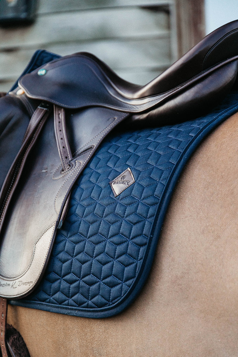 Kentucky Horsewear Classic Dressage Saddle Pad Navy