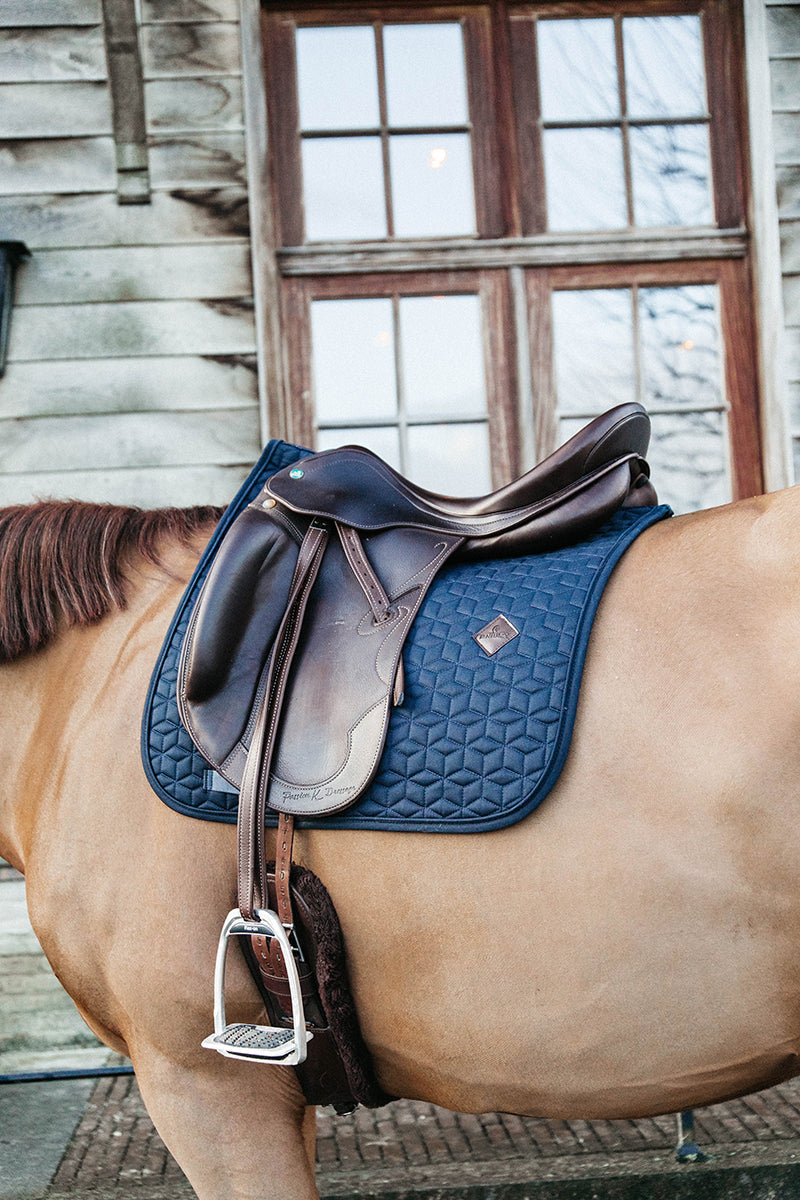 Kentucky Horsewear Classic Dressage Saddle Pad Navy