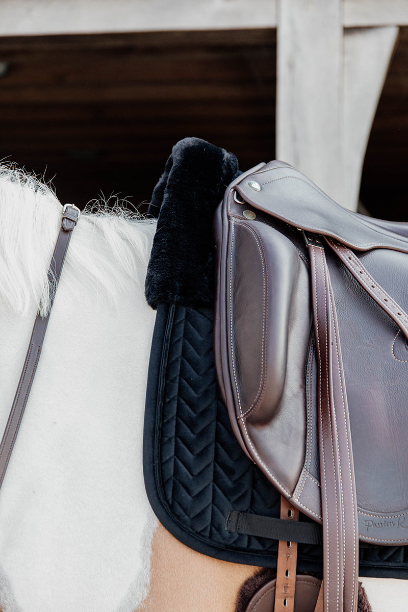 Kentucky Horsewear Skin Friendly Velvet Dressage Saddle Pad