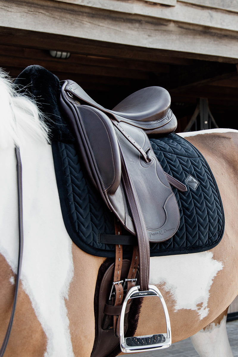 Kentucky Horsewear Skin Friendly Velvet Dressage Saddle Pad