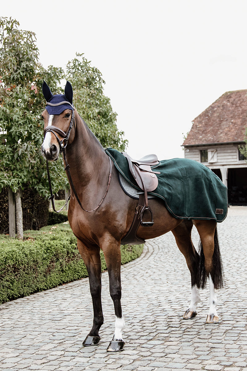 Kentucky Horsewear Riding Rug Heavy Fleece Pine Green