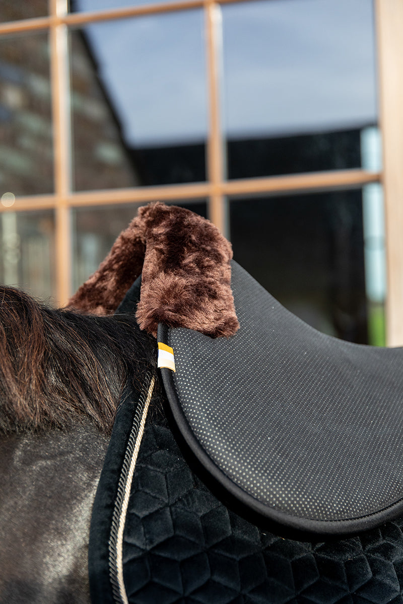 Kentucky Horsewear Sheepskin Half Pad Anatomic Absorb Brown