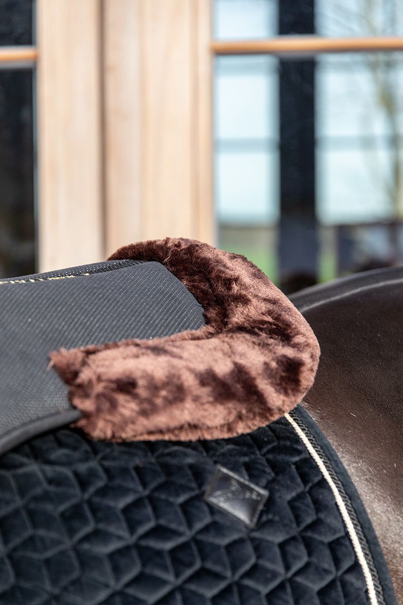 Kentucky Horsewear Sheepskin Half Pad Anatomic Absorb Brown