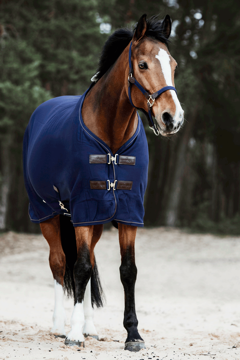Kentucky Horsewear Cooler Fleece Rug Navy