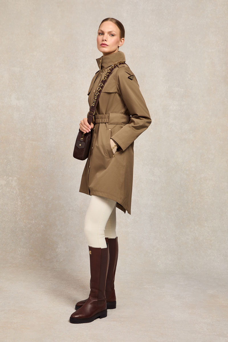 Holland Cooper Rosedale Waterproof Parka Mink