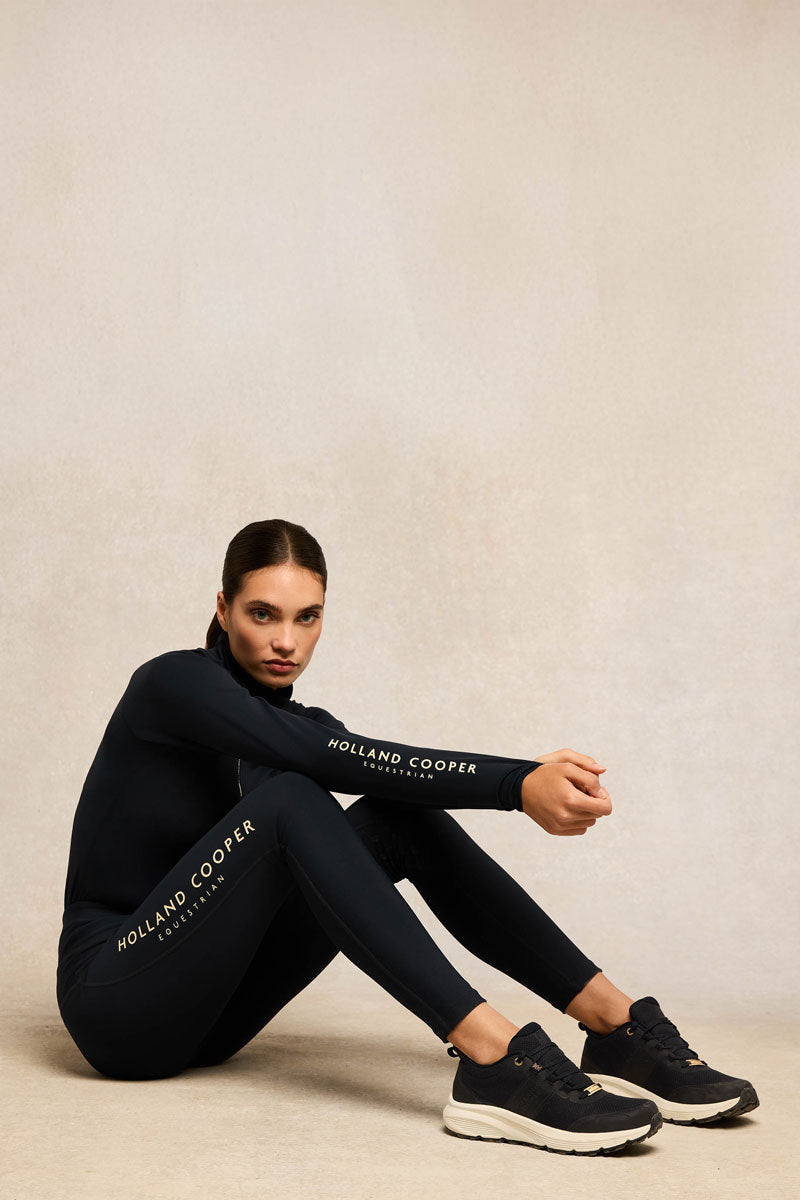 Holland Cooper Burghley Waterproof Trainer Ink Navy