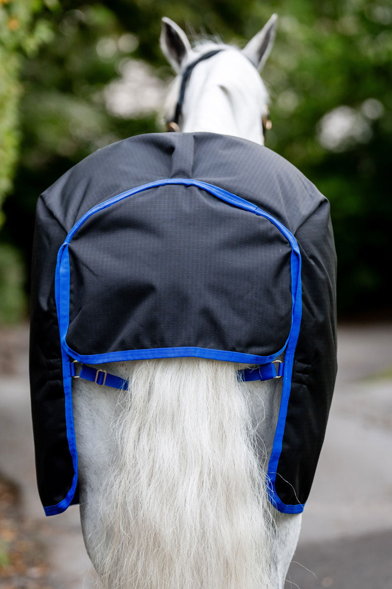 Amigo Ripstop 900D Pony Turnout 0g Black/Classic Blue
