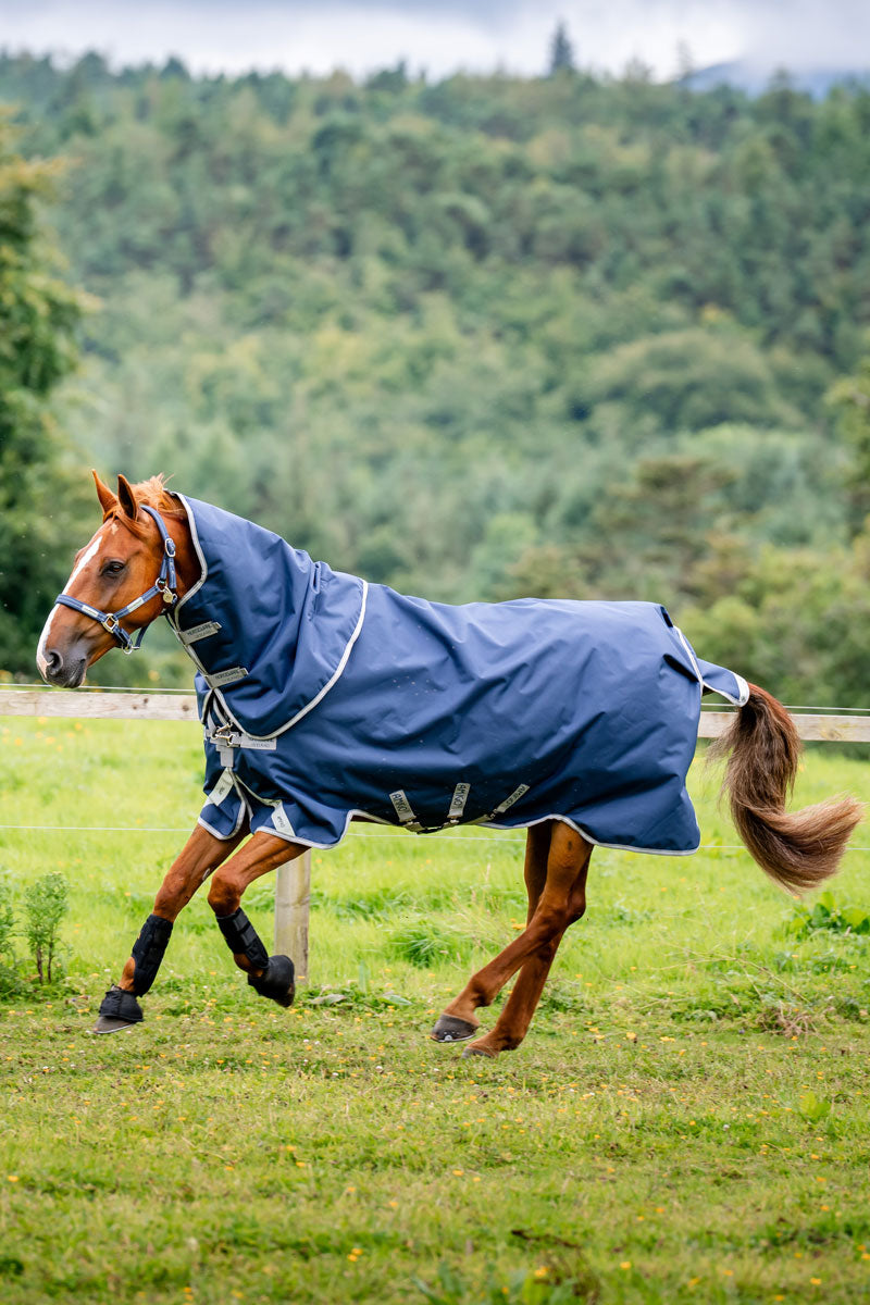 Amigo Bravo 12 Plus Turnout 250g Navy/Titanium Grey & Silver