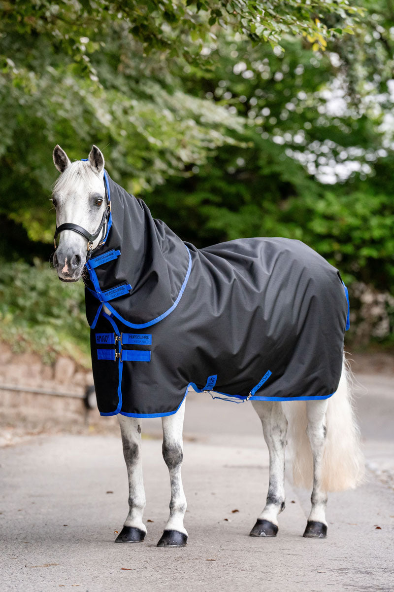 Amigo Ripstop 900D Plus Pony Turnout 100g Black/Classic Blue
