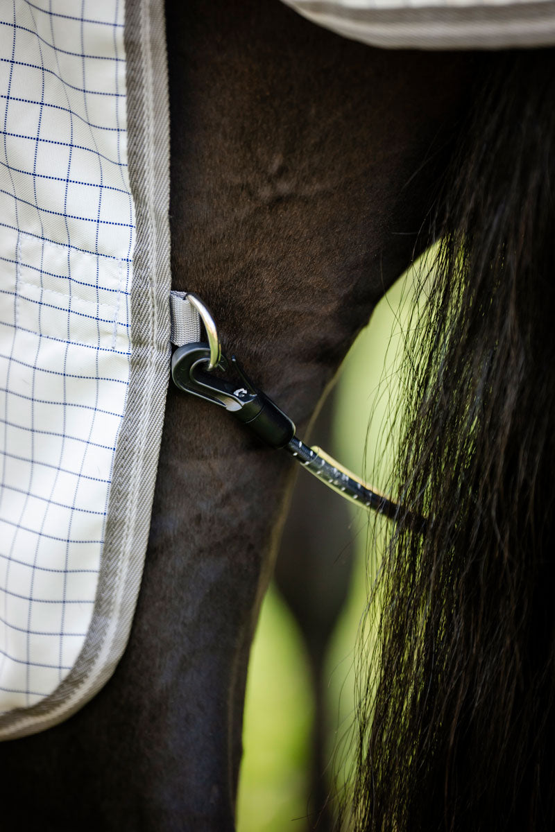 Amigo Summer Sheet Plus Navy Check/Titanium Grey & Silver