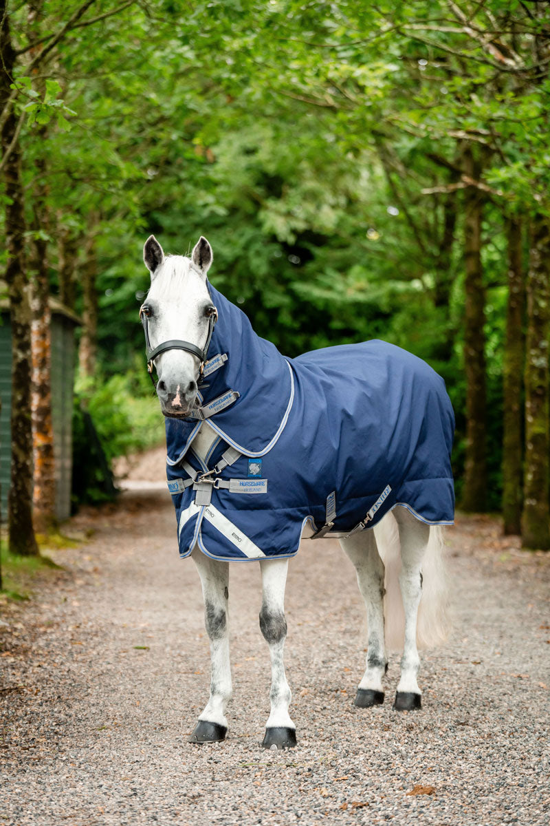 Rhino Plus Pony 0g Turnout Navy/Titanium & Classic Blue