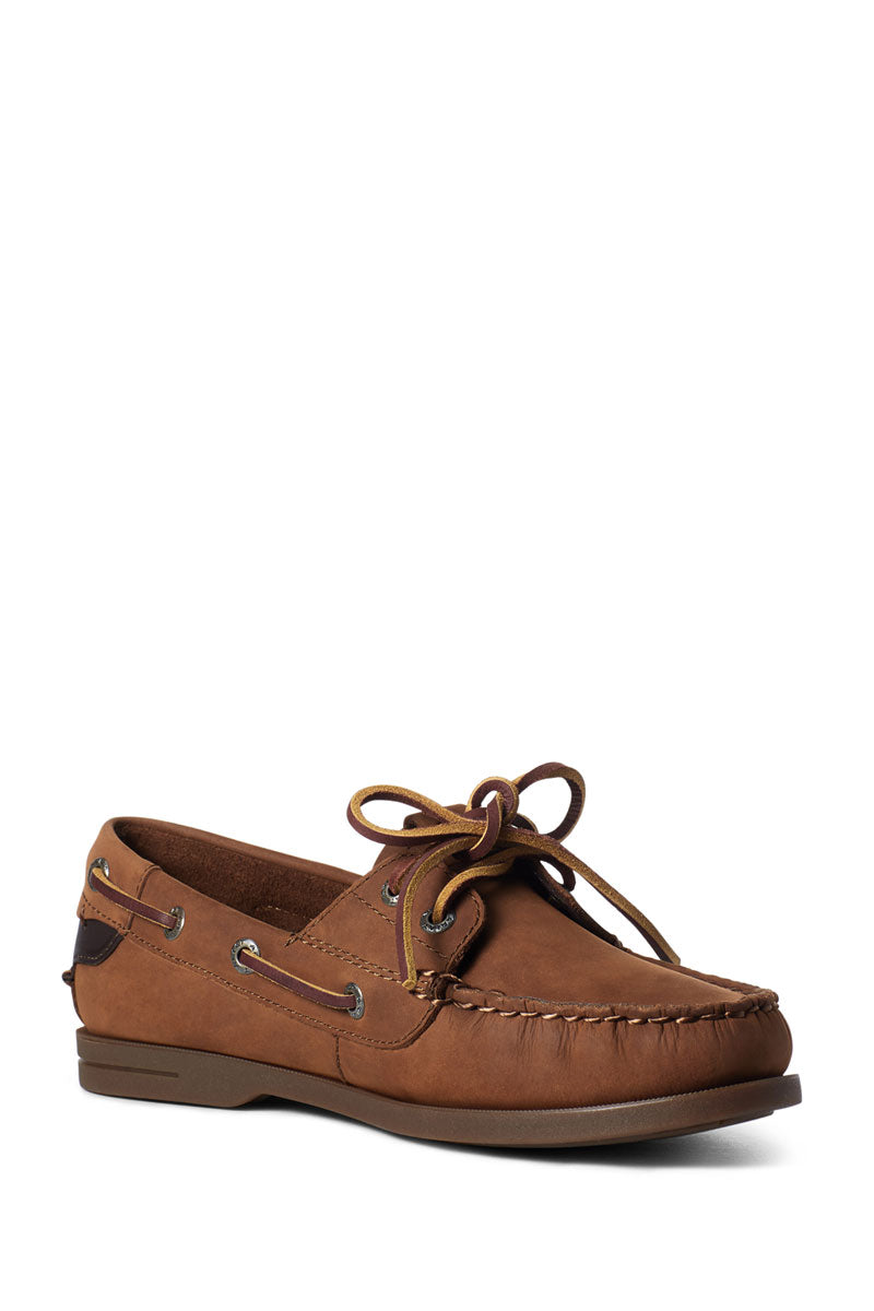 Ariat Antigua Boat Shoe Walnut