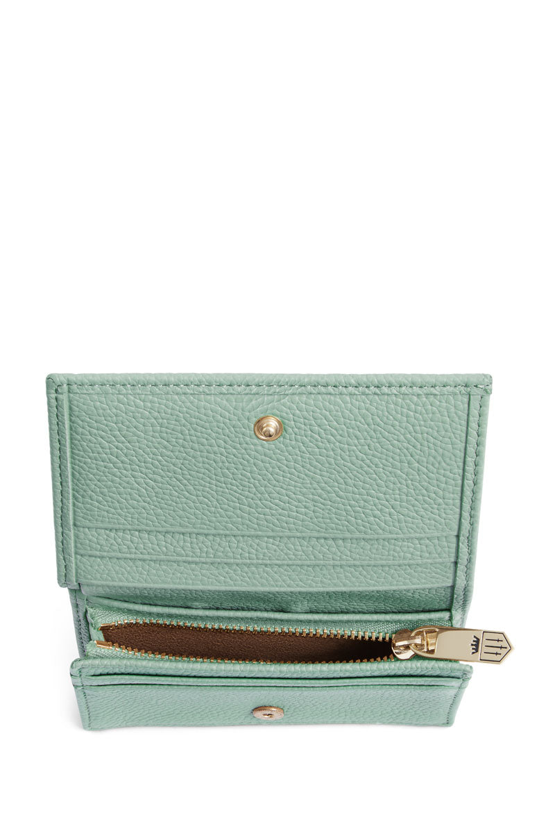 Fairfax & Favor Ashwell Purse Mint Leather