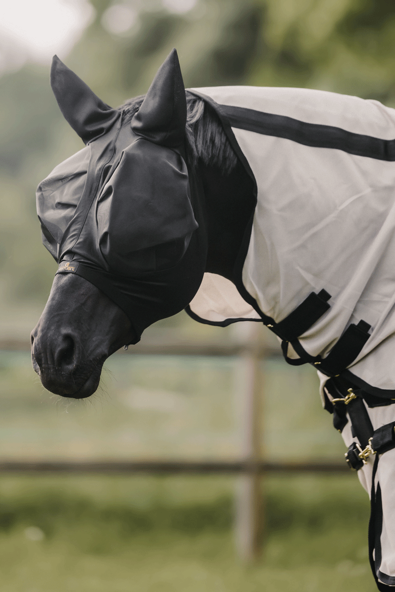 Kentucky Horsewear Fly Mask Slim Fit Black