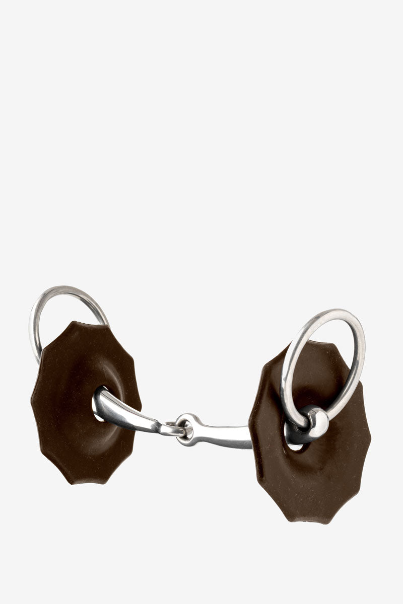 Le Mieux Contoured Rubber Bit Guards Brown