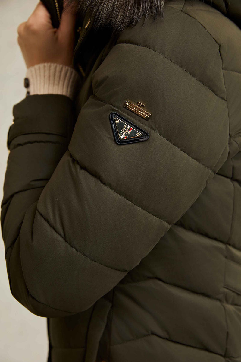 Holland Cooper Chamonix Coat Khaki