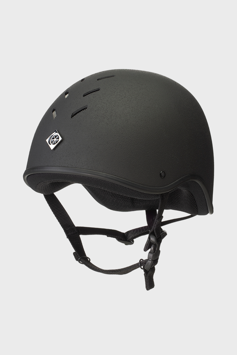 Charles Owen Young Rider's Jockey- Black