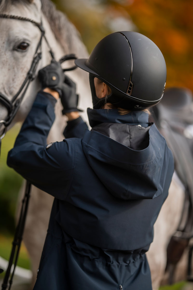 Stierna Cloud Rain Parka Midnight Navy