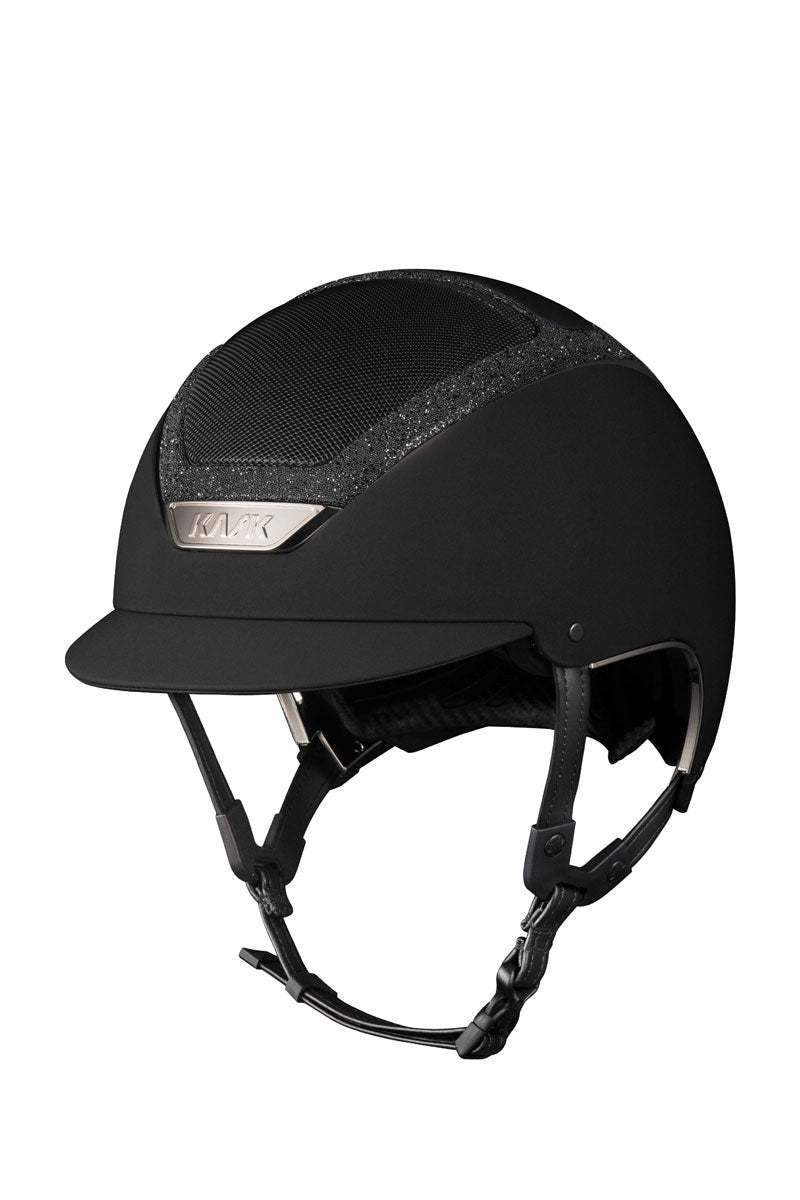 KASK Dogma Chrome II Crystal Frame Black with Black Crystals
