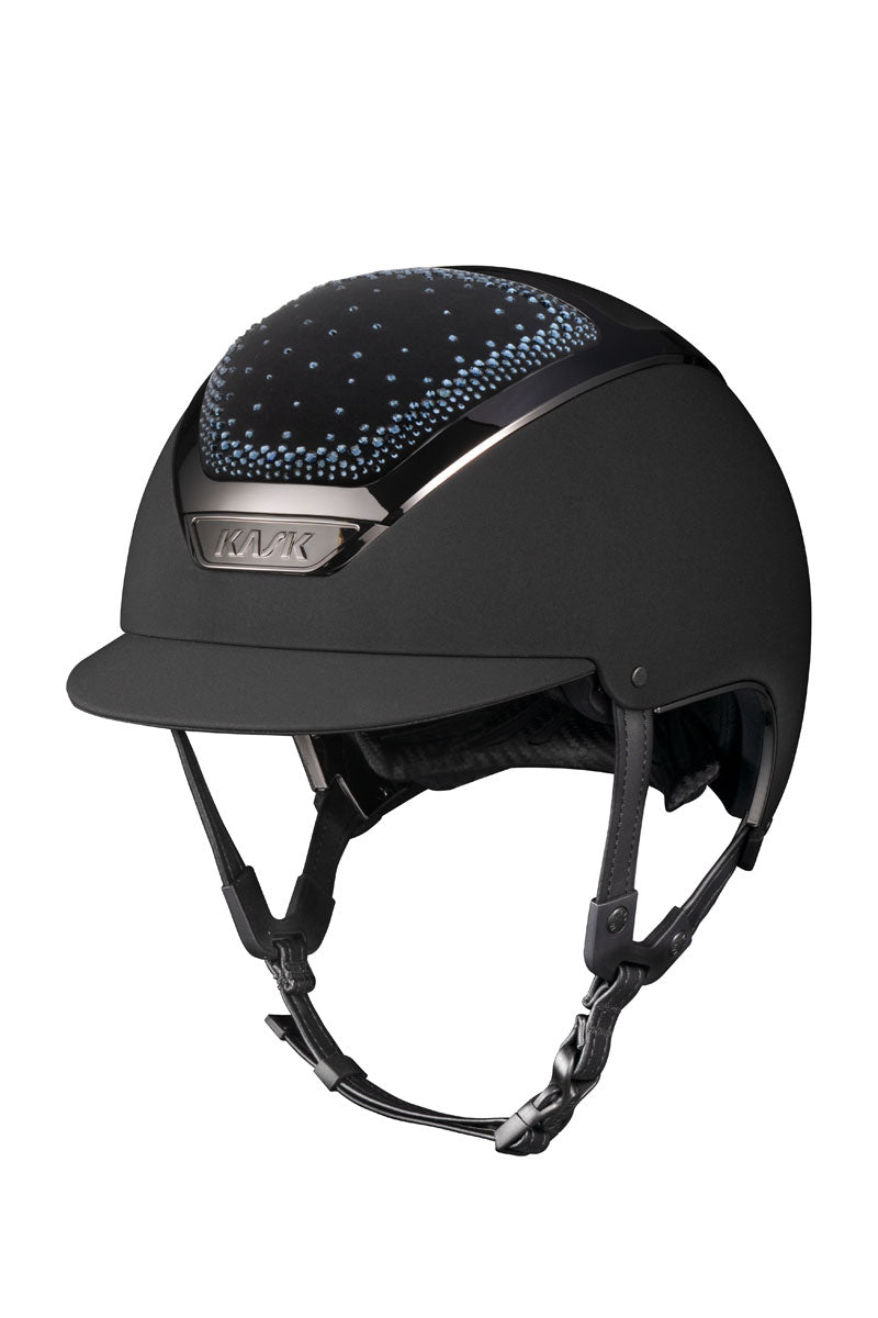 KASK Dogma Chrome II In-Out Black with Black Frame & Montana Mix