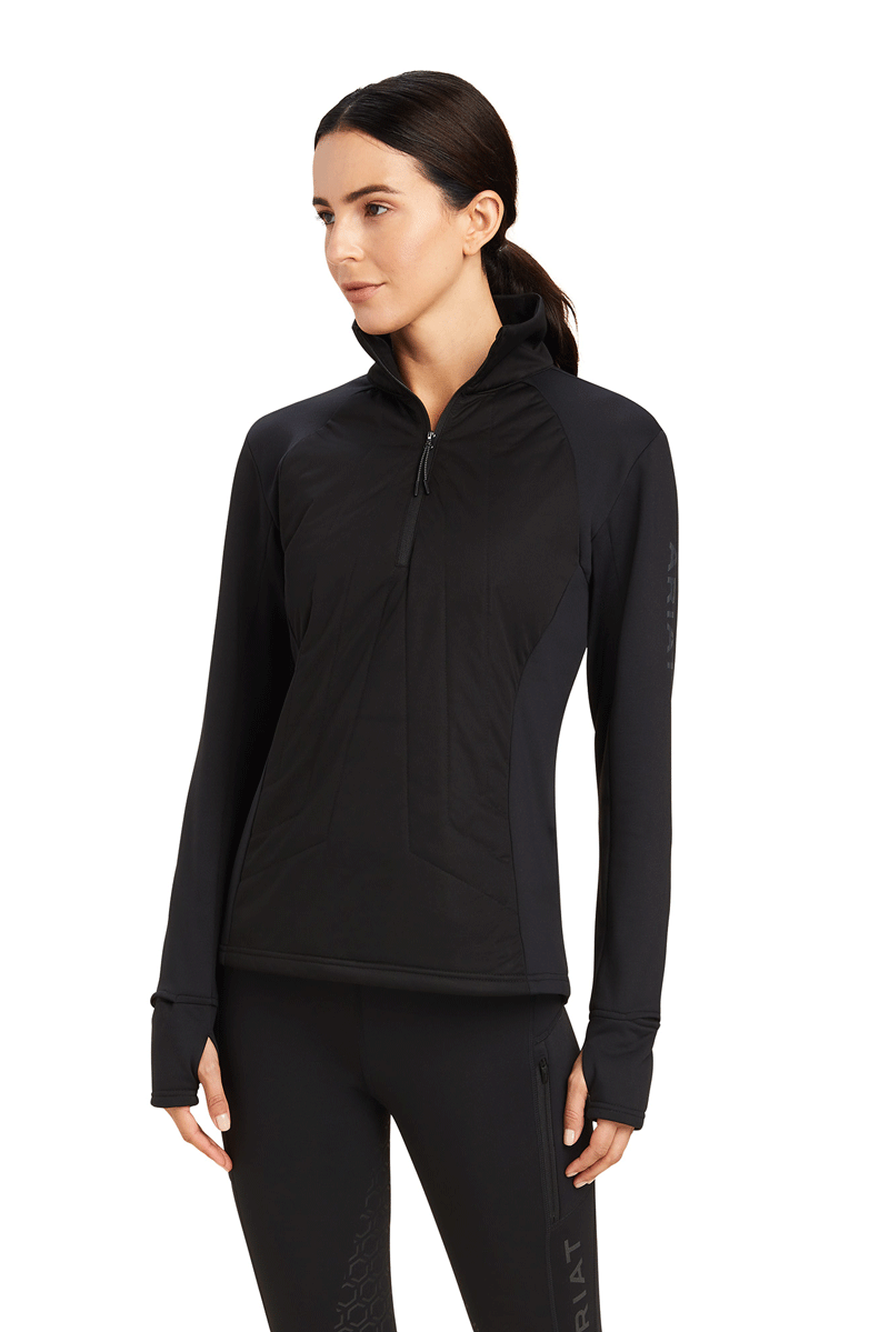 Ariat Venture 1/2 Zip Sweatshirt Black