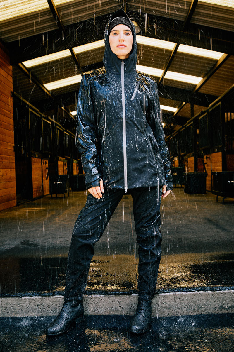 Ariat Venture Waterproof Shell Full Seat Trouser Black