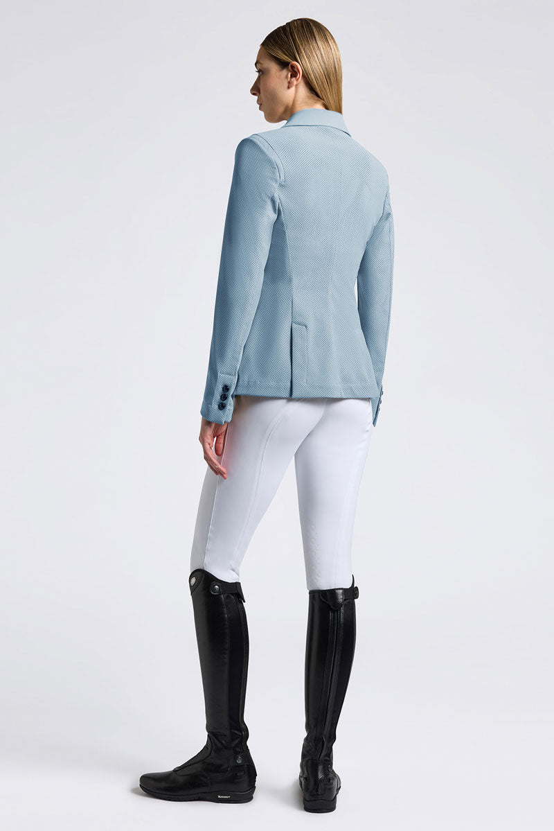 Cavalleria Toscana All-Over Perforated Show Jacket Blue Fog