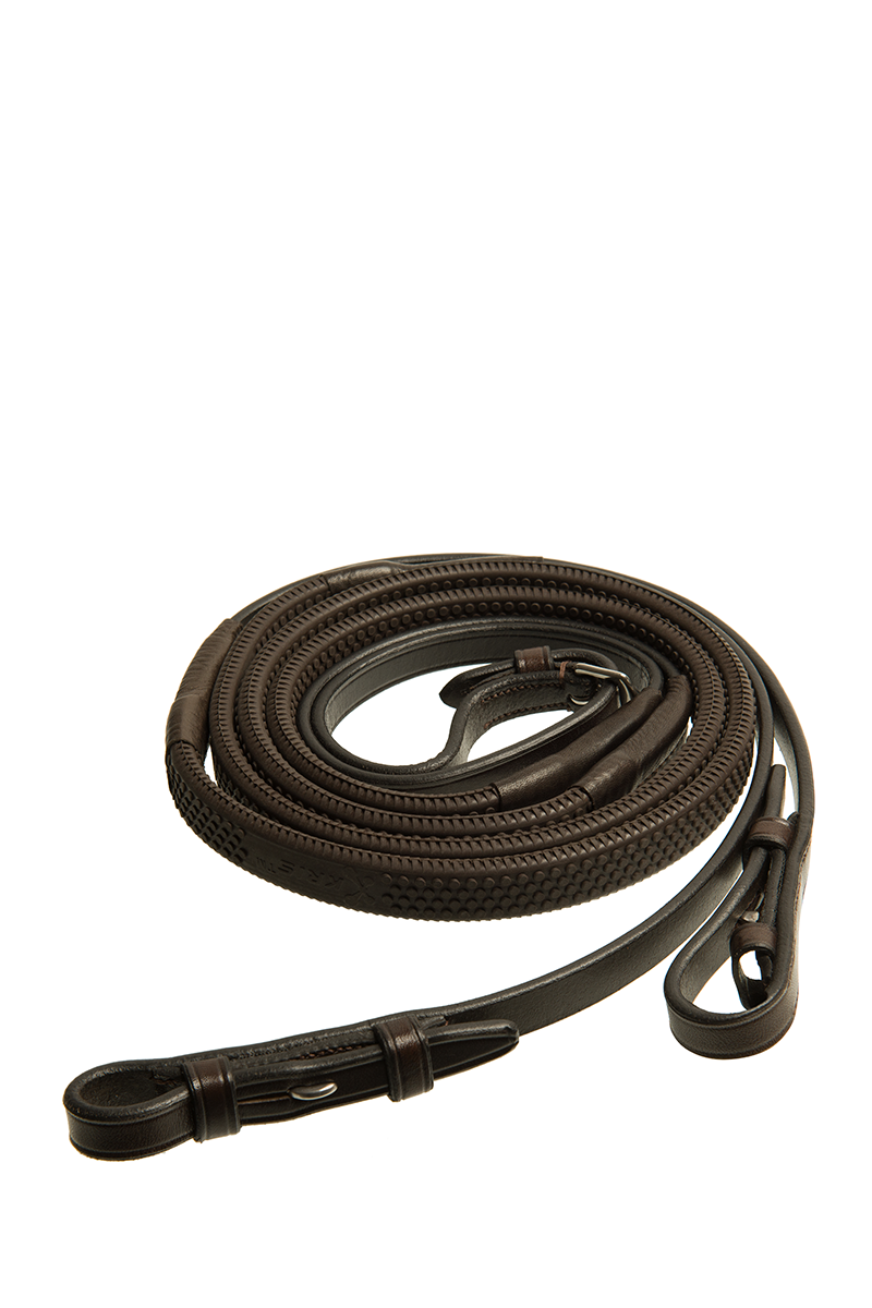 Country Direct Ultra Flex Grip Reins- Havana