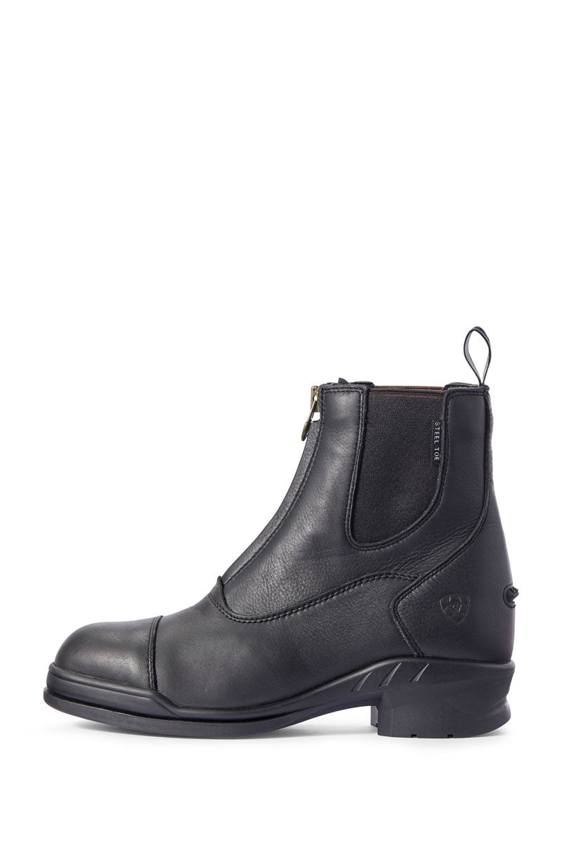 Ariat Heritage IV Steel Toe Zip Paddock Black