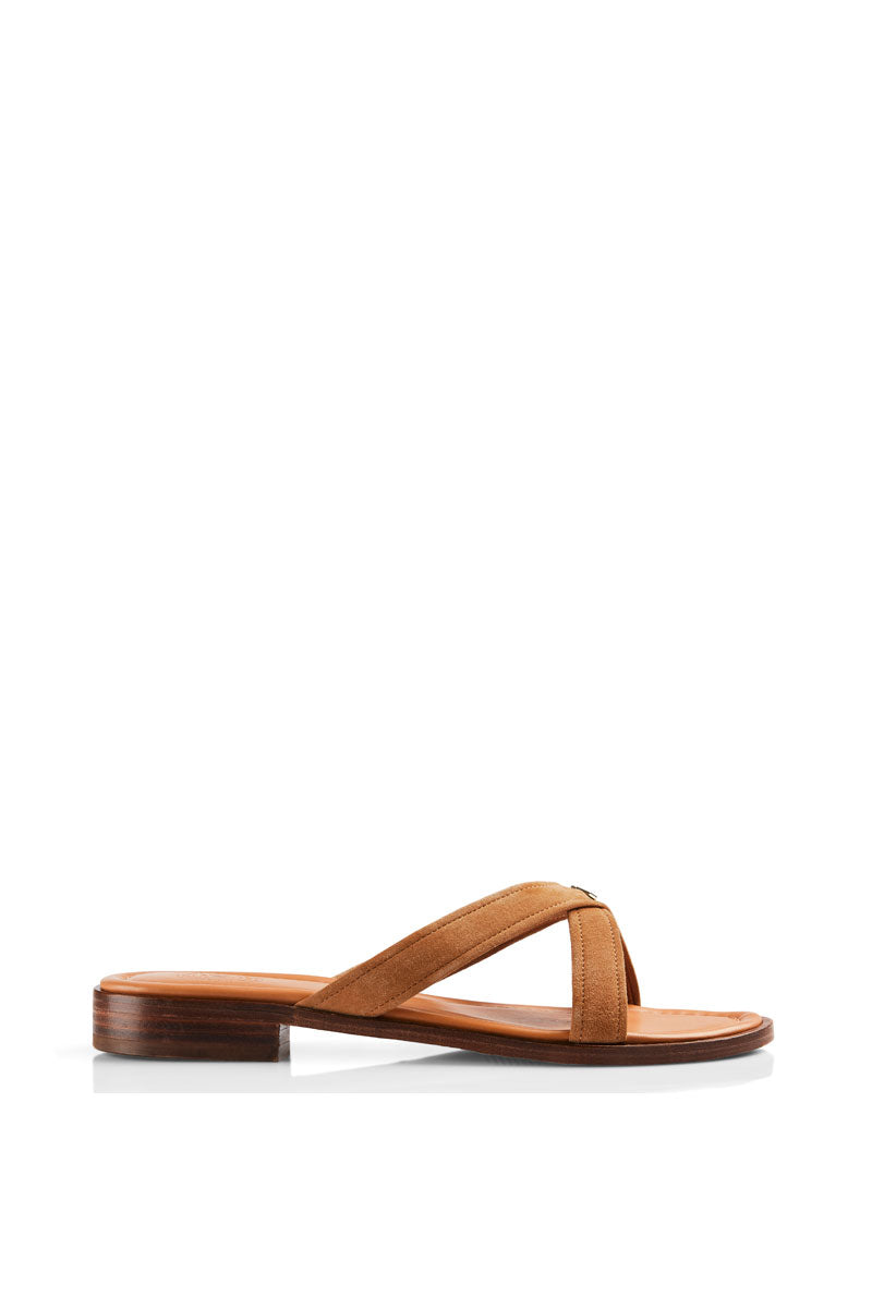 Fairfax & Favor Holkham Sandal Tan Suede