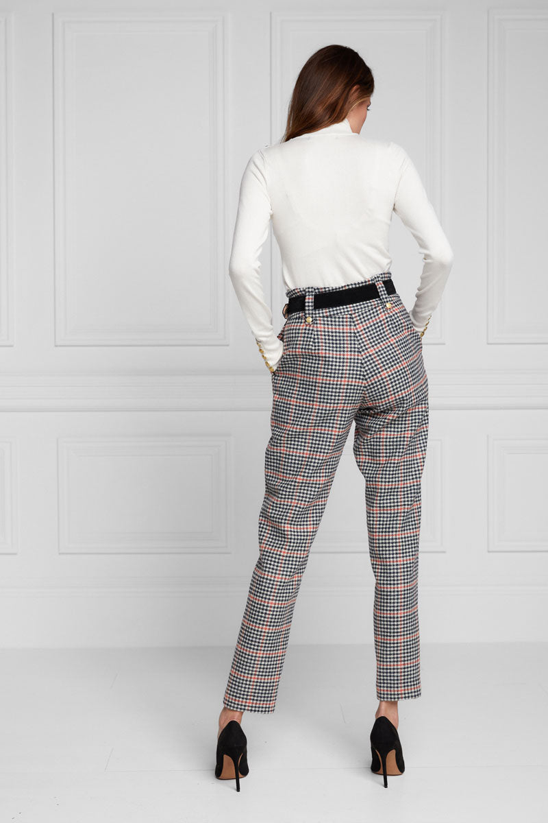 Holland Cooper Buttoned Knit Roll Neck Cream