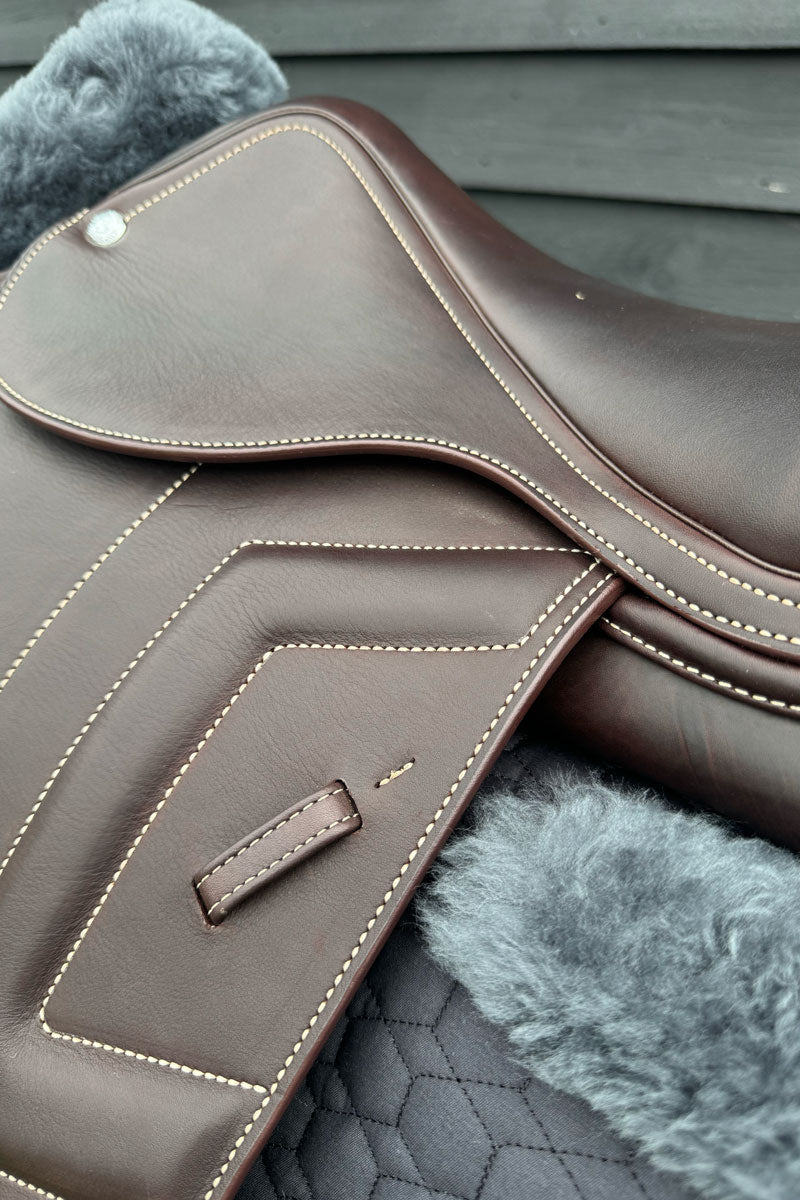 Mattes Jump Lambskin Saddle Pad Graphite/Dark Grey