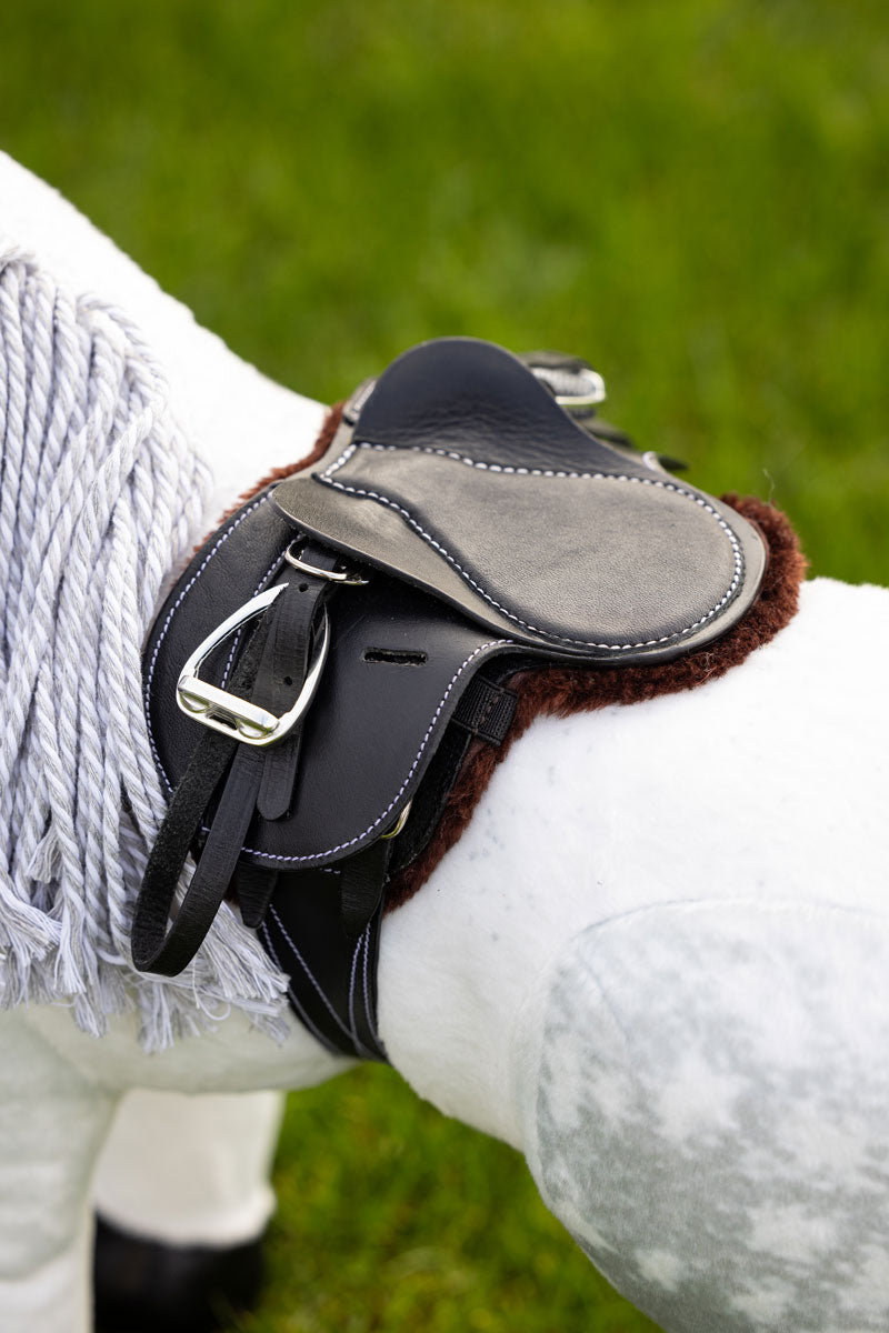 Le Mieux Toy Pony Saddle Black