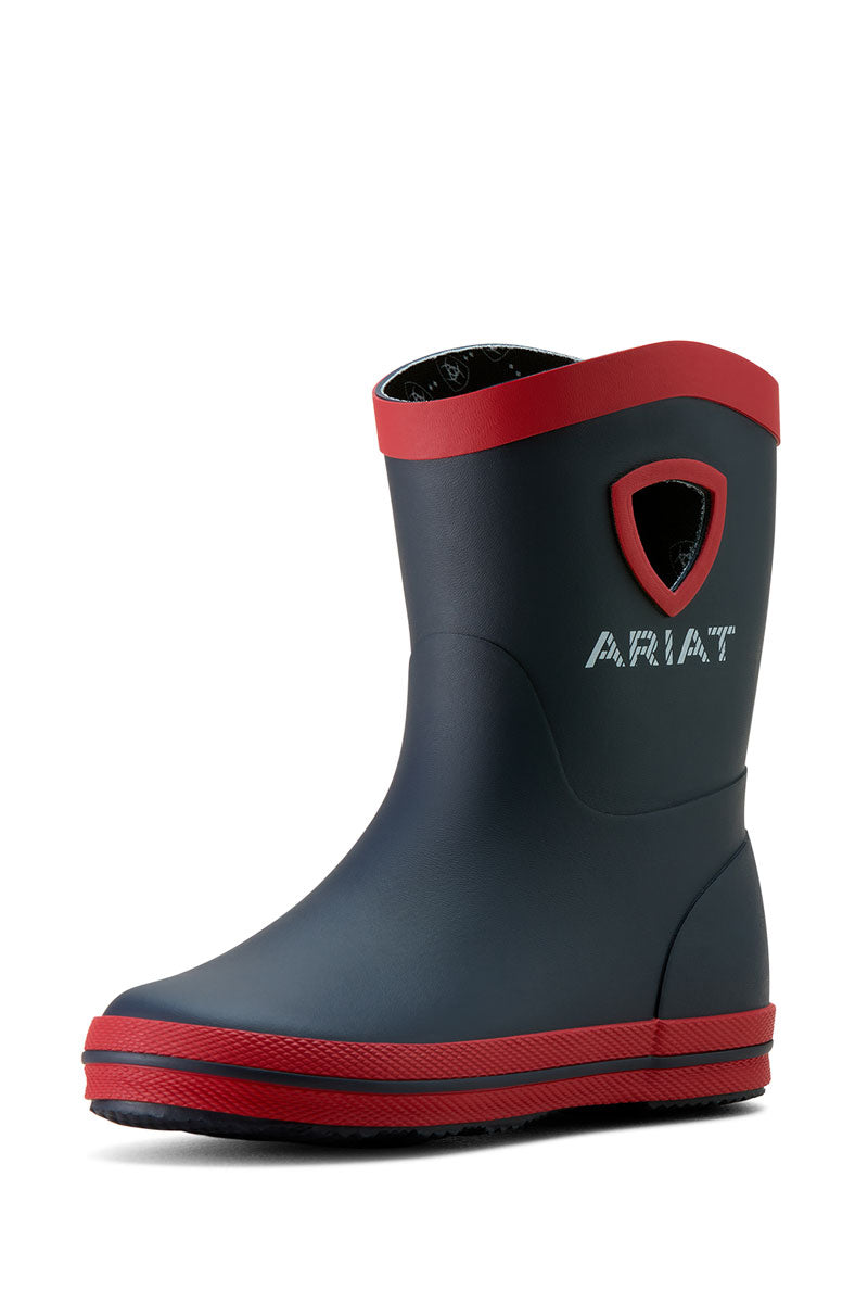 Ariat Junior Kelmarsh Rubber Boot Team Navy