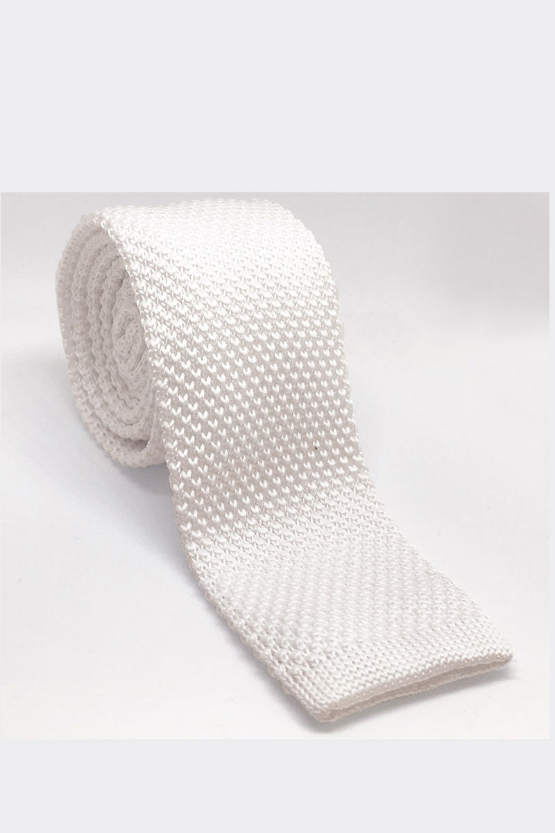 Equetech Knitted Competition Tie White