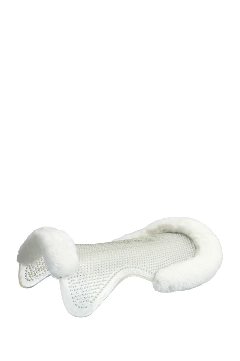Acavallo Just Gel Lambskin Half Pad White/White