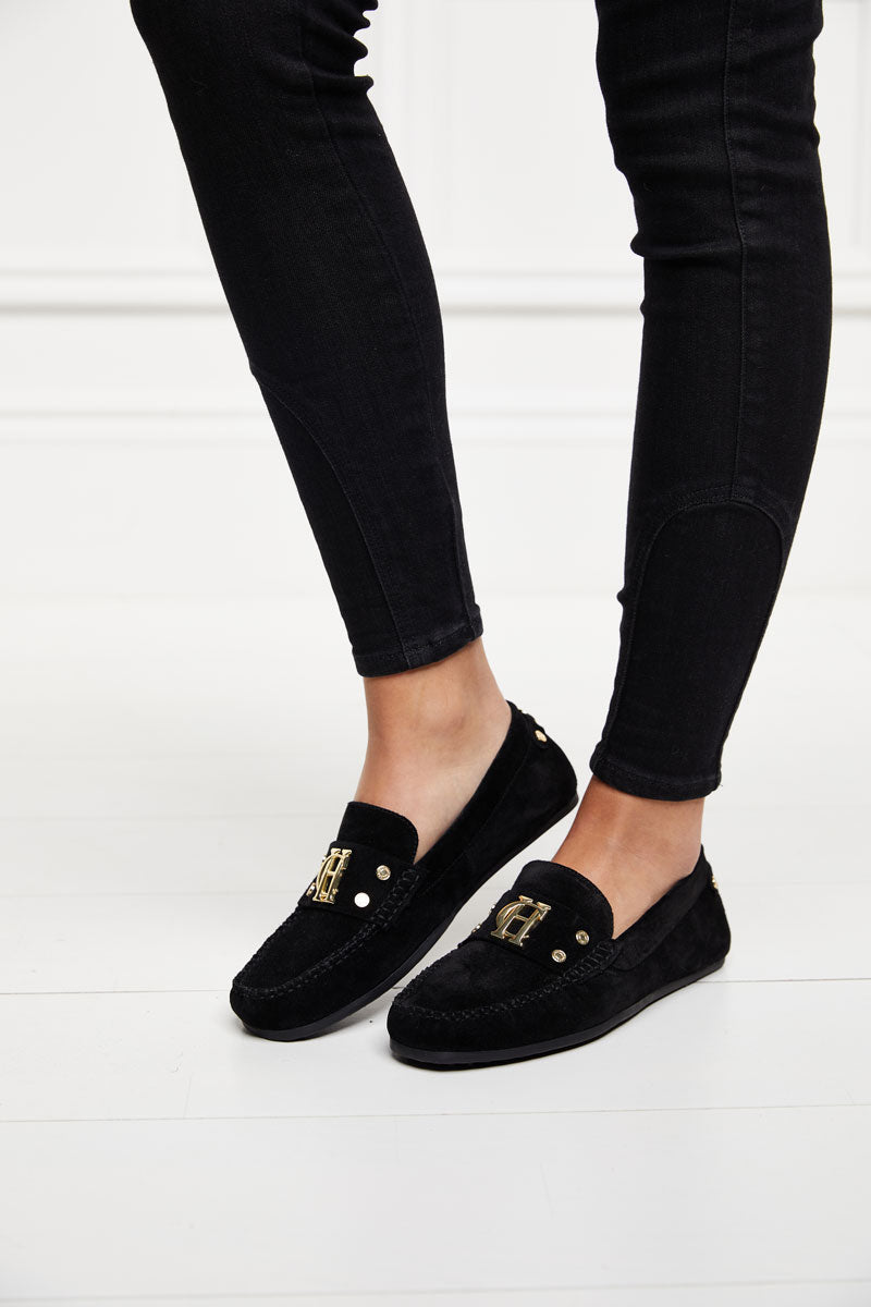Holland Cooper Driving Loafer Black