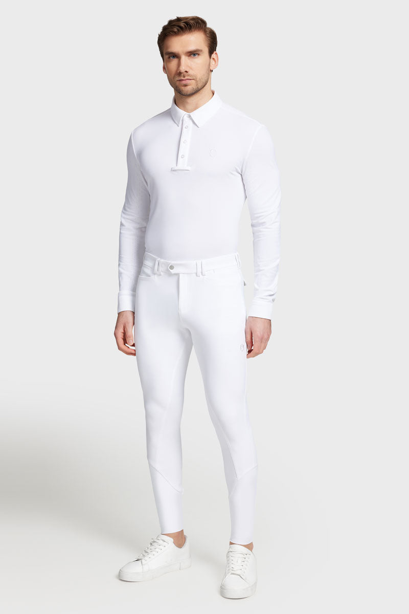 Samshield Men's Marceau Matt Knee Grip Breeches White