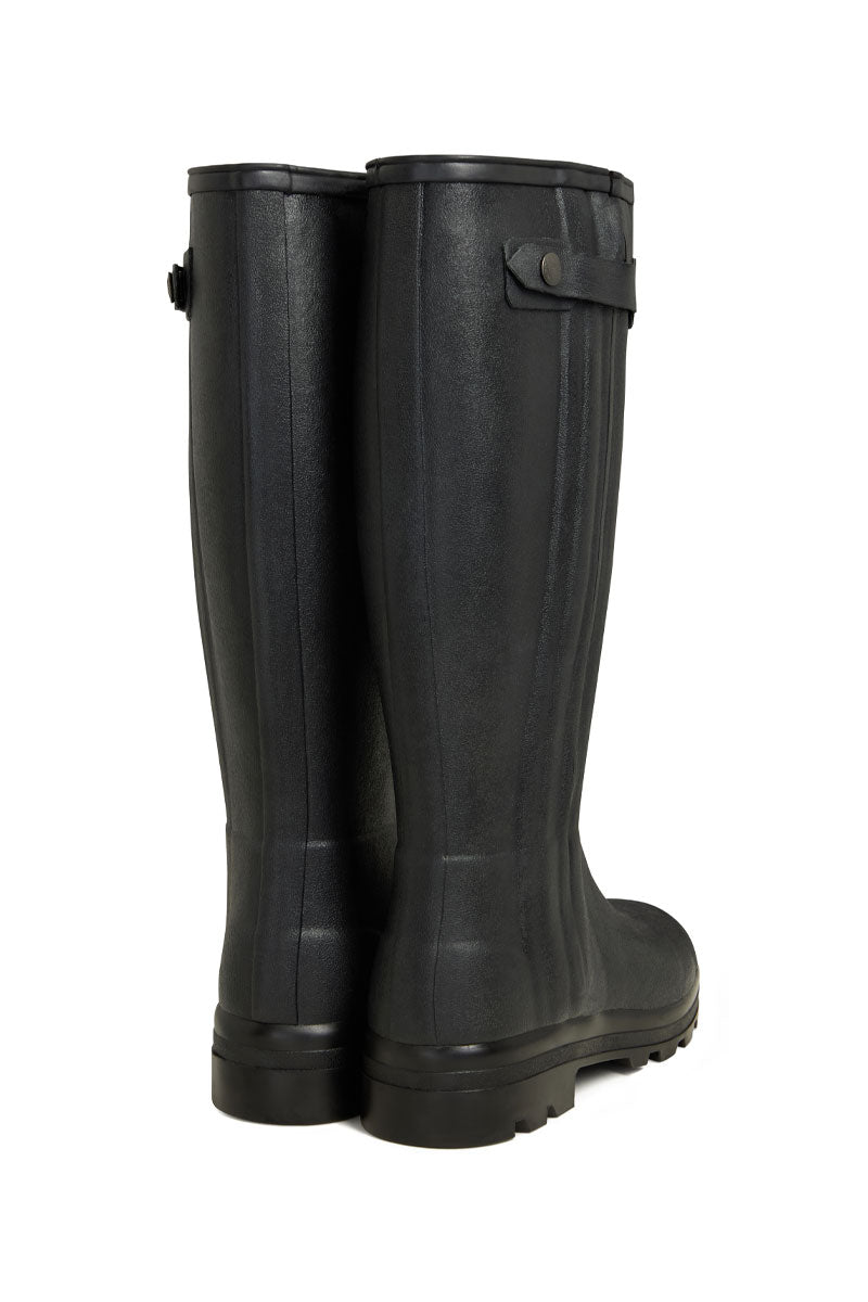Le Chameau Men's Chasseur Leather Lined Boot Noir