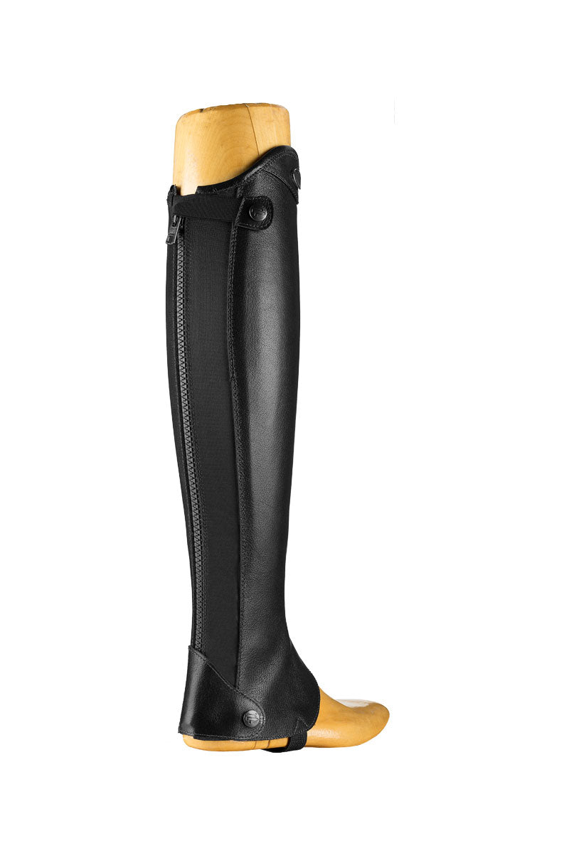 Parlanti Elastic Mini Chaps Buffalo Leather Black